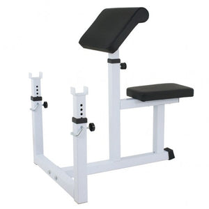 Professional Preacher Curl Weight Bench Seated Preacher Isolated Dumbbell Biceps